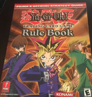 Yu - Gi - Oh Rule Book Trading Card (prima 