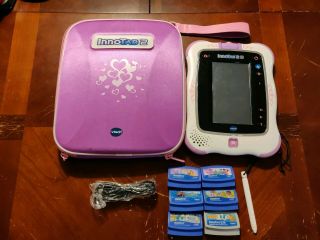Vtech Innotab 2s Learning Tablet With Tote Case And 6 Games Battery Operated