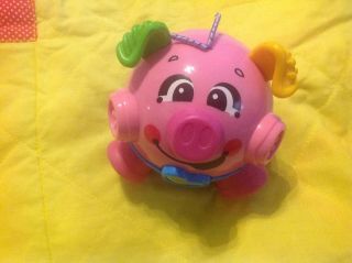 Fisher Price Bumble Ball Pig Baby Toy Pre - Owned