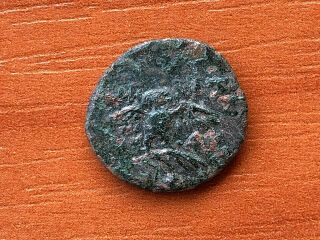 Pergamon,  Mysia 200 Bc Ae16 " Athena & Owl " Ancient Greek Bronze Coin