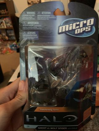 Mcfarlane Toys Micro Ops Halo Ghost Vs Wolf Spider With Emile Xbox