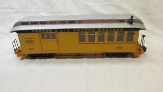 ^ G Scale Bachmann D&rgw Lighted Baggage Railway Express Agency 202 Coach