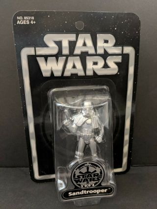 Star Wars Sandtrooper Silver Saga Edition Sdcc Exclusive Action Figure 2004