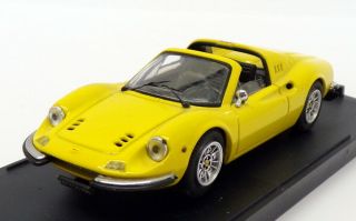 Bang 1/43 Scale Model Car 7134 - Ferrari Dino 246 Gts - Yellow