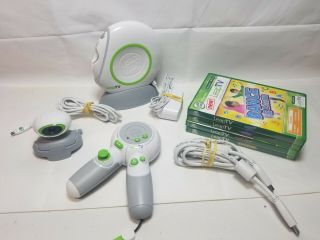 Complete Leap Tv Video Game Learning System With All Cables & 4 Games
