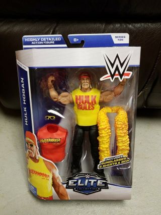 Wwe Elite Figure Series 34 Hulk Hogan - Raw Wrestlemania