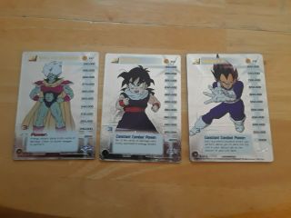 Dragon Ball Z Trunks Saga Tech Cards 3x Score 2000