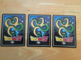 Dragon Ball Z Trunks Saga Tech cards 3x Score 2000 2