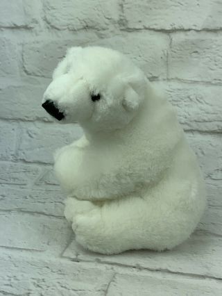 Wild Arctic Sea World 8 " White Polar Bear Plush Soft Stuffed Animal Toy