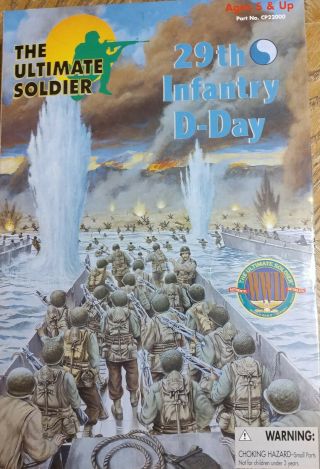 Ultimate Soldier 29th Infantry D - Day - 1:6 Soldier And Gear - Box