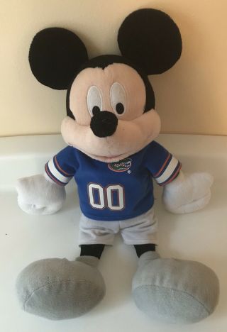 Disney Mickey Mouse Florida Gators Jersey Plush 00 Stuffed Animal Toy