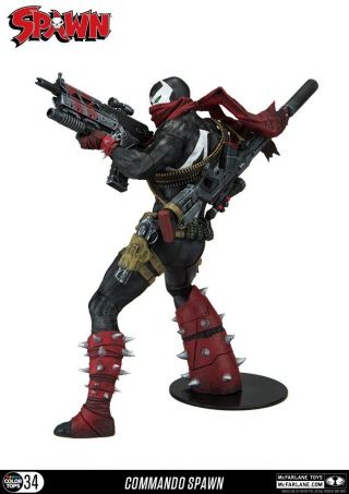 Commando Spawn Color Tops 34 2017 Mcfarlane Toys Ultra Action Figure