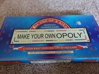 Make Your Own Opoly The One Of A Kind Custom Monopoly Board Game,