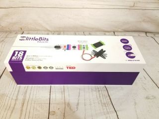 Little Bits Electronics Deluxe Kit 18 Bits Module Opened Box,  Barely 3
