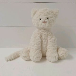 Jellycat Fuddlewuddle White Cat Kitten Plush