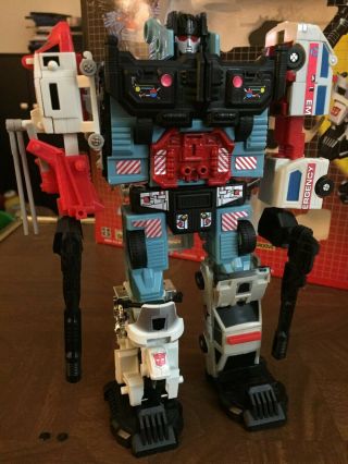 Transformers G1 Protectobots Defensor Reissue - Complete - No Box