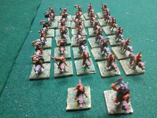 32 Painted 25mm Dungeon And Dragons Or Wargaming Ral Partha Miniature Goblins