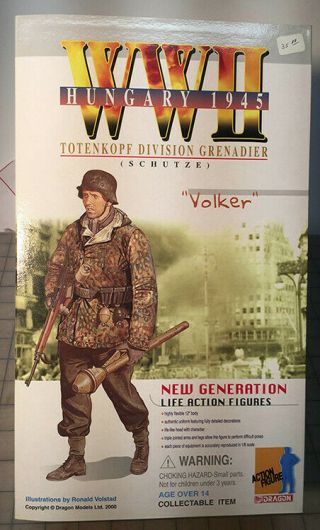 Dragon Models Ltd.  Wwii Action Figure 1/6 Scale,  Volker,  Hungary 1945 70018