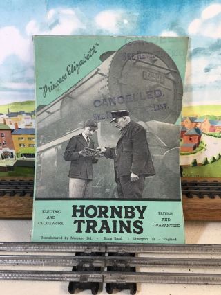 Meccano / Hornby Trains,  8/1937 Price List E.  G.  Page & Co Australia