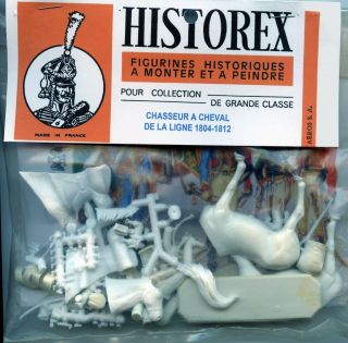 Historex - 54mm French Line Regt Chasseur A Cheval Trumpeter On Horse