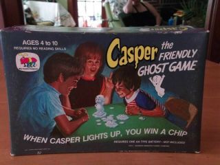 Vintage Casper The Friendly Ghost Game Schaper 1974 Harvey Comics