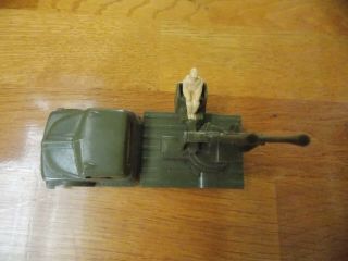 Vintage Pyro Us Army 5 " Anti - Aircraft Truck Complete W/gunner From The 60 
