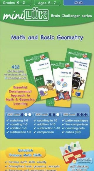 Miniluk 14 Workbooks Grades K - 2 Ages 5 - 7.  1 Teachers