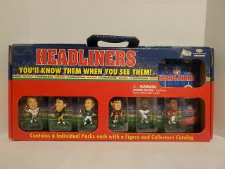 Corinthian 1997 Headliners Figurines 6 Individual Packs Special Edition Vintage