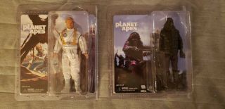 Neca Reel Toys Planet Of The Apes Colonel Taylor & Gorilla Soldier