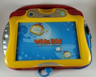 Vtech Whiz Kid System & 2 Games - Wondertown And Scooby - Doo - Kid Interactive