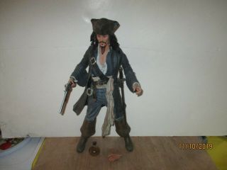 2004 Neca Johnny Depp Captain Jack Sparrow With Weapons Figure 18 " Tall