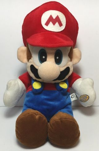 Mario Brothers 1998 Bd&a Talking Plush Doll Mario - Nintendo Collectible