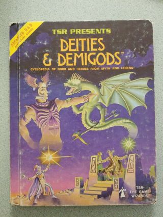 Deities & Demigods Ad&d 144 Pages 1st Printing - Cthulhu And Melnibonean Mythos
