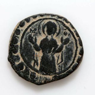 Byzantine Coin Ae Follis Alexius I Class K,  1081 - 1118,  Constantinople