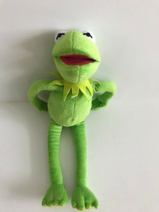 2016 Ty Disney Kermit The Frog 16 " Plush Stuffed Muppets Animal Beanie