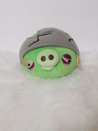 Angry Birds 5 " Small Green Pig With Helmet Plush (no Sound)