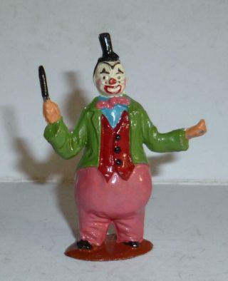Timpo Vintage Lead Circus Clown Band Conductor - 1940/50 