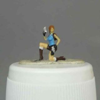 Tomb Raider Lara Croft 2 Ho 1:87 1/87 Miniature Figure No Preiser