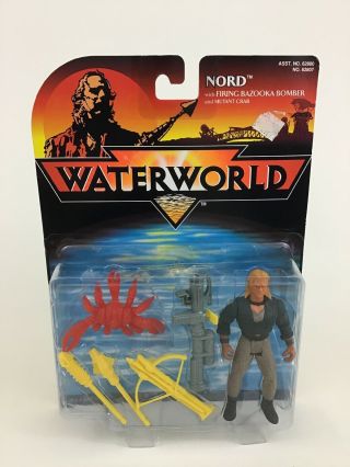 Waterworld Nord With Bazooka And Crab Kenner 4 " Figure Toy Vintage 1995