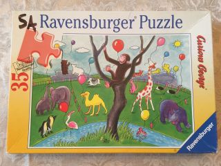 Ravensburger Curious George At The Zoo 35 Piece Puzzle