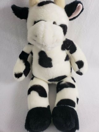 Build A Bear Cow Plush Toy Black Spots 18 " Good