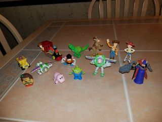 Disney Toy Story Mini Figures Woody Jessie Buzz Zurg Bullseye More Set Of 13