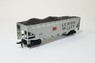 Ahm Coal Open Hopper Lehigh Valley 2722 Ho Scale Train Car Model Mib
