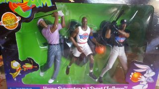 1996 Michael Jordan Space Jam Triple Play Action Figure Set 2