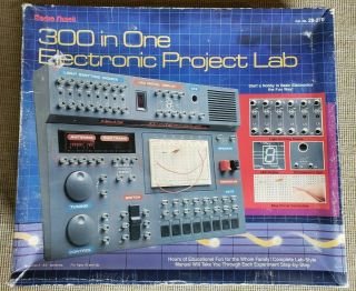 Electronic Project Lab 300 In One Kit From Radio Shack Science Fair Cat 28 - 270 2