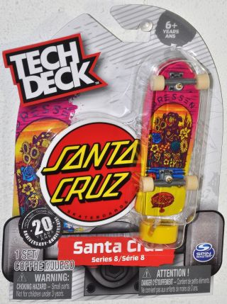 Tech Deck 2018 Series 8 Santa Cruz Dressen Skateboard Fingerboard Moc Vhtf