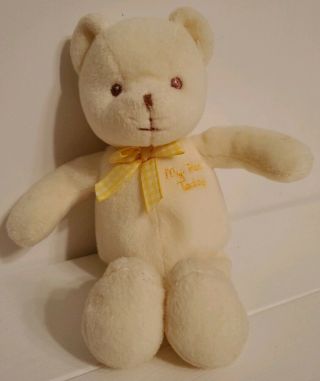 Baby Gund Yellow 9 " My First Teddy Bear Plush Stuffed Animal