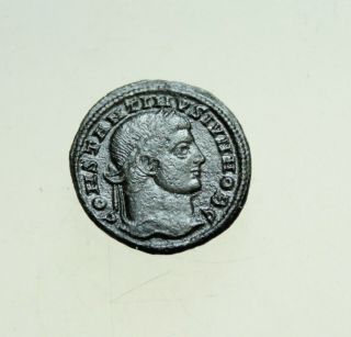 Constantine I Ad 307 - 337 Æ20mm Follis Siscia Camp Gate