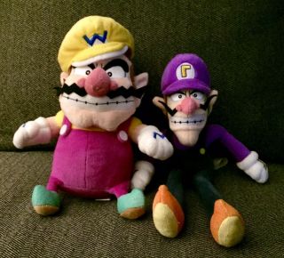 Wario And Waluigi Plushes Mario