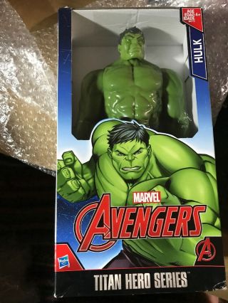 Marvel Avengers Titan Hero Series Hulk,  12 Inch Action Figure,  The Hulk